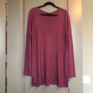 Eileen Fisher Long Pink Sleeve Top